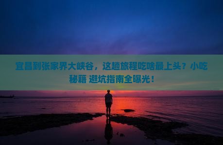 宜昌到张家界大峡谷旅游小吃
