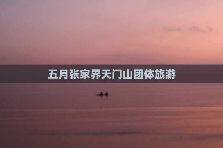 五月到张家界天门山团体旅游