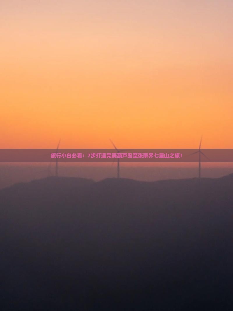 旅行小白必看：7步打造完美葫芦岛至张家界七星山之旅！