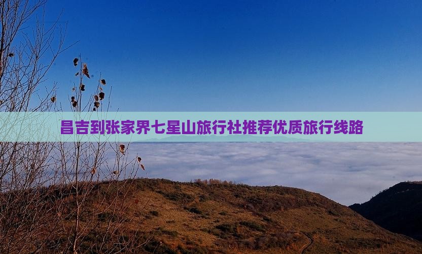 昌吉到张家界七星山旅行社推荐优质旅行线路