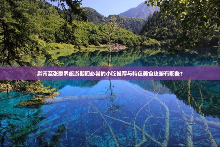 黔南至张家界旅游期间必尝的小吃推荐与特色美食攻略有哪些？