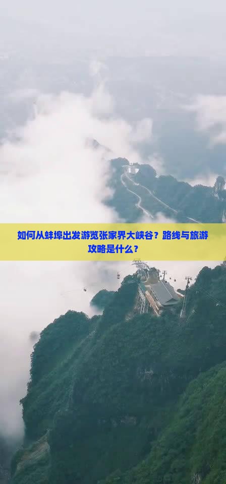 如何从蚌埠出发游览张家界大峡谷？路线与旅游攻略是什么？