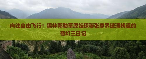 锡林郭勒盟去张家界玻璃栈道三日游