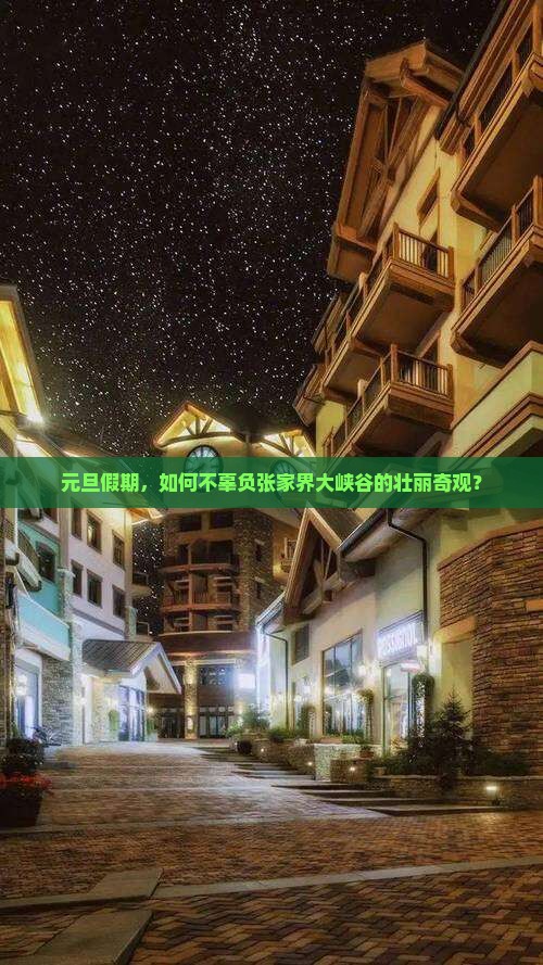 元旦到张家界大峡谷必去地
