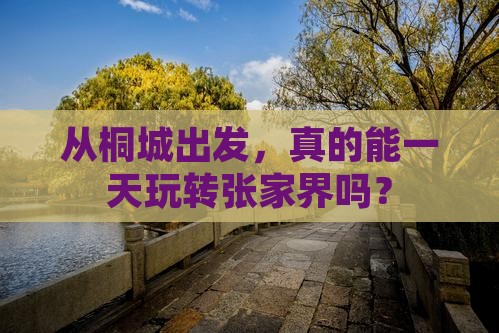 桐城去张家界一日
