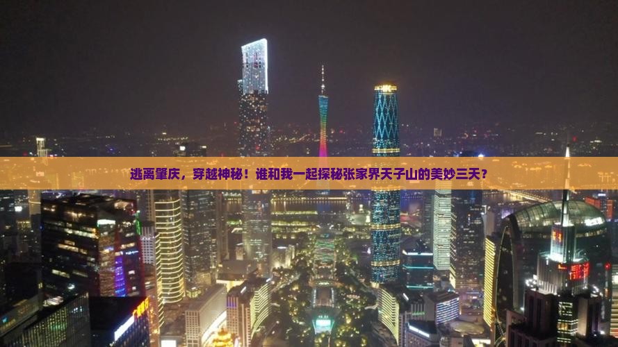肇庆到张家界天子山三日游