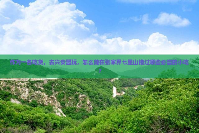 兴安盟去张家界七星山旅游小吃