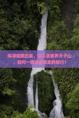 信阳到张家界天子山旅游