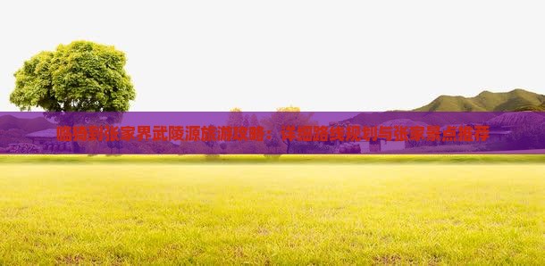 临猗到张家界武陵源自由团