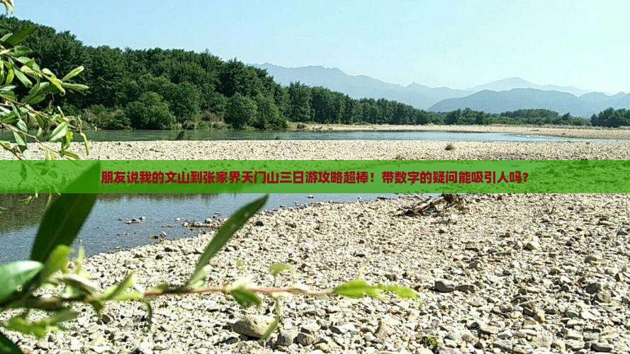 文山去张家界天门山三日游