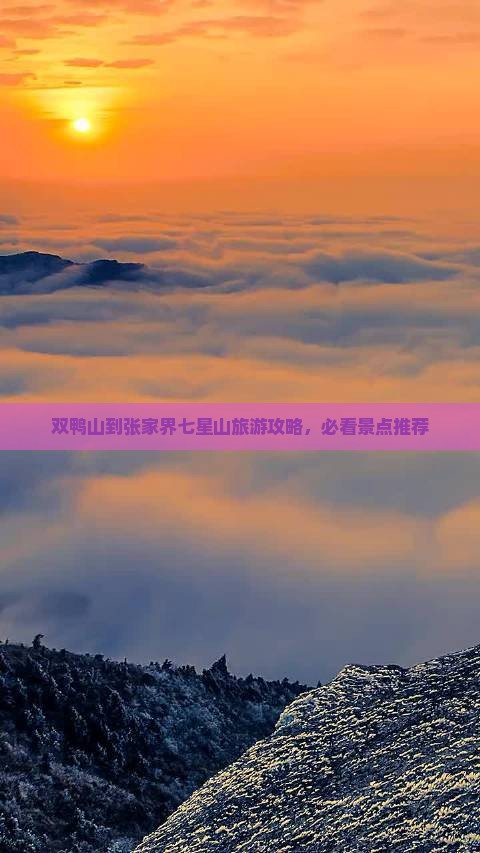 双鸭山去张家界七星山四日游 双鸭山去张家界七星山四日游