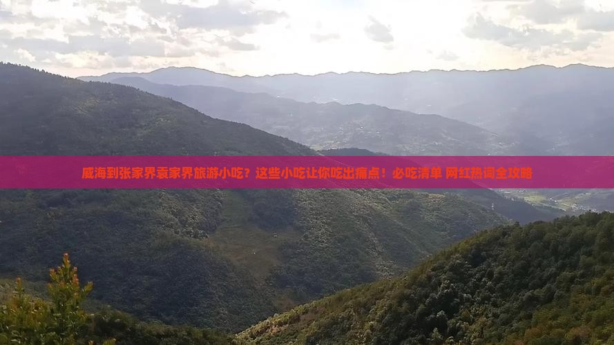 威海到张家界袁家界旅游小吃