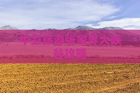 中卫去张家界大峡谷攻略