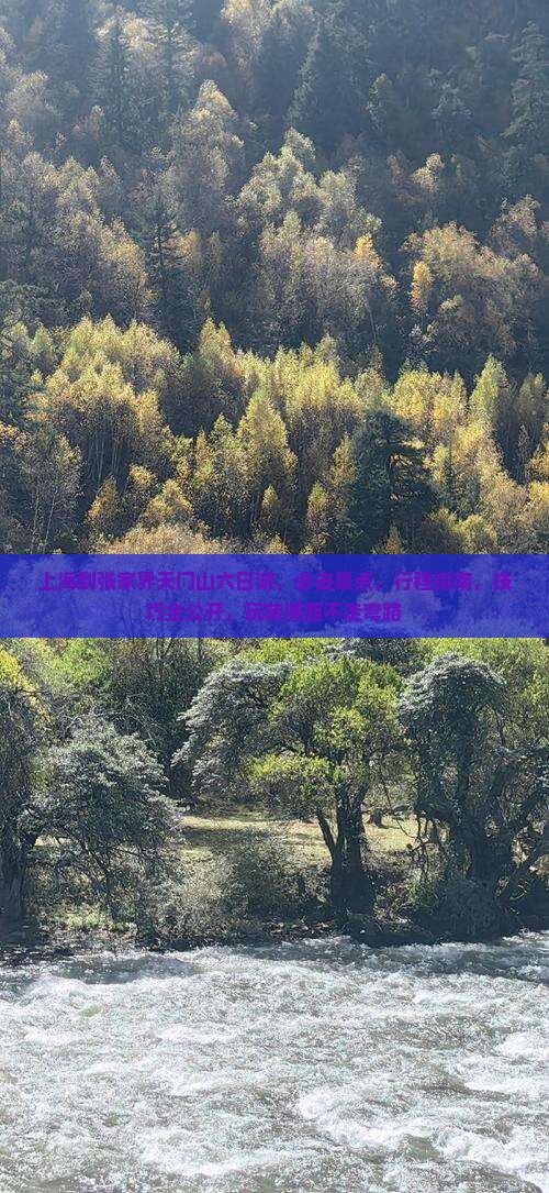 上海到张家界天门山六日游