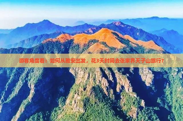 雅安去张家界天子山旅行社 雅安去张家界天子山旅行社