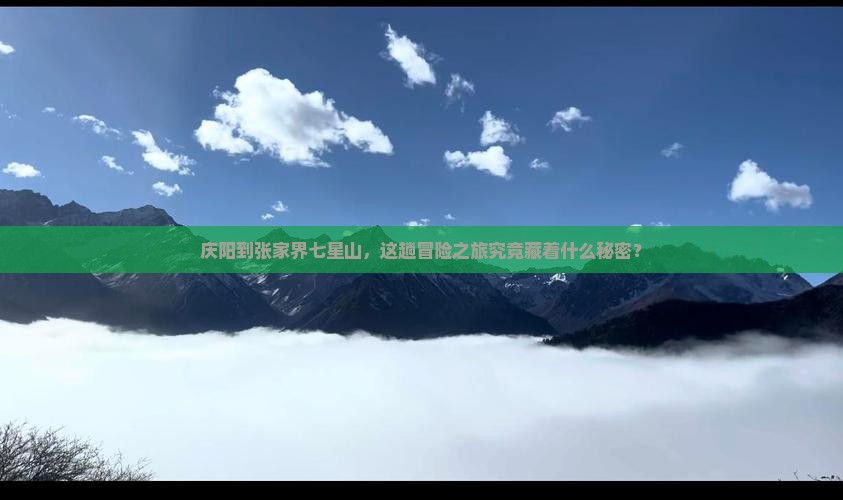 庆阳去张家界七星山旅游