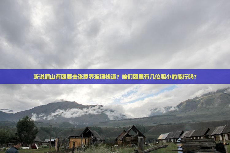 眉山去张家界玻璃栈道大型旅游团