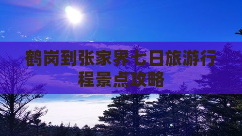 鹤岗去张家界七日游
