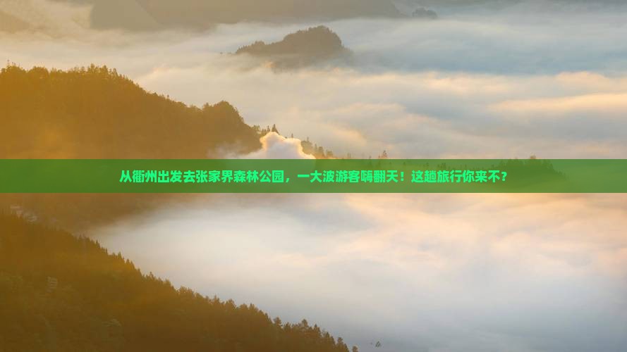 衢州到张家界森林公园大型旅游团