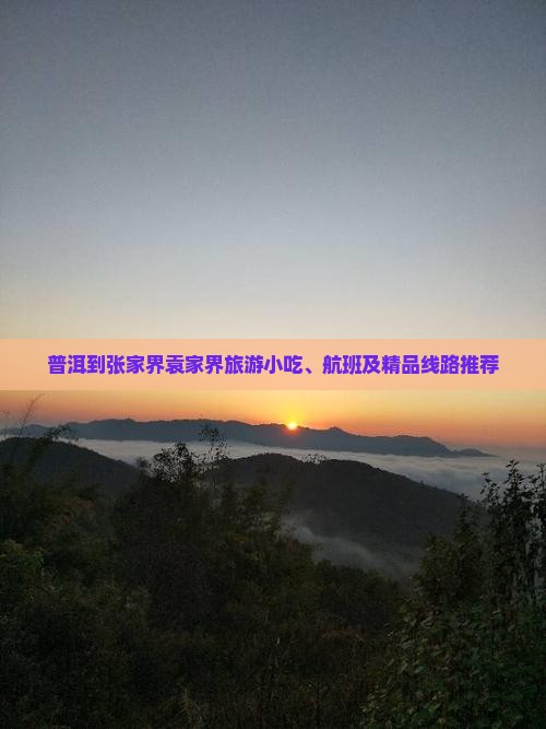 普洱到张家界袁家界旅游小吃