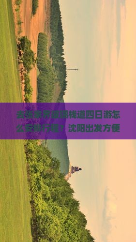沈阳去张家界玻璃栈道四日游
