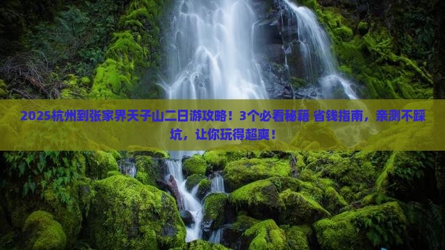 杭州到张家界天子山二日游