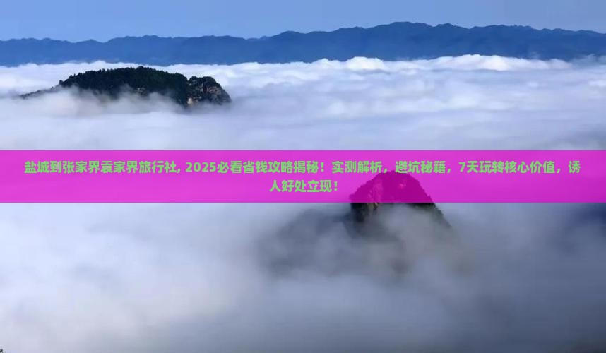 盐城到张家界袁家界旅行社