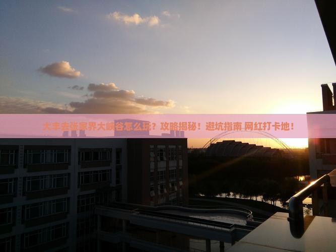 大丰去张家界大峡谷攻略