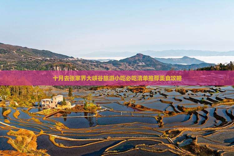 十月去张家界大峡谷旅游小吃