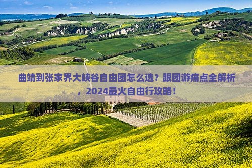 曲靖到张家界大峡谷自由团