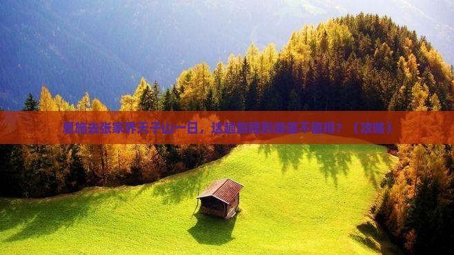 恩施去张家界天子山一日 恩施去张家界天子山一日