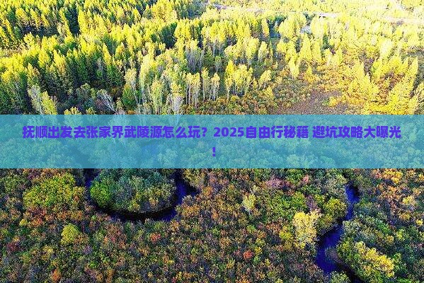 抚顺去张家界武陵源自由行