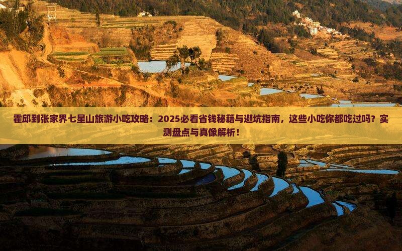 霍邱到张家界七星山旅游小吃