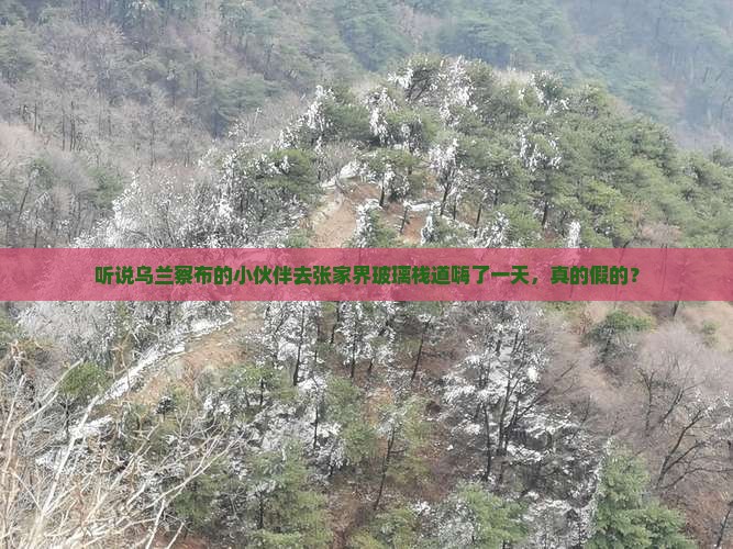 乌兰察布去张家界玻璃栈道一日