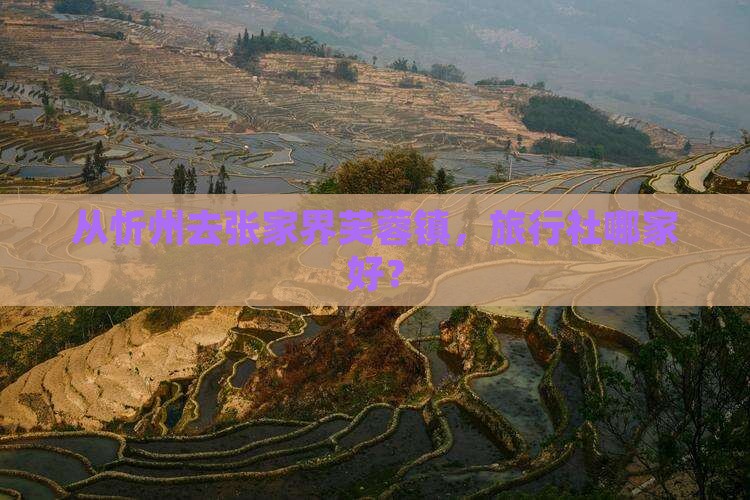 忻州到张家界芙蓉镇旅行社