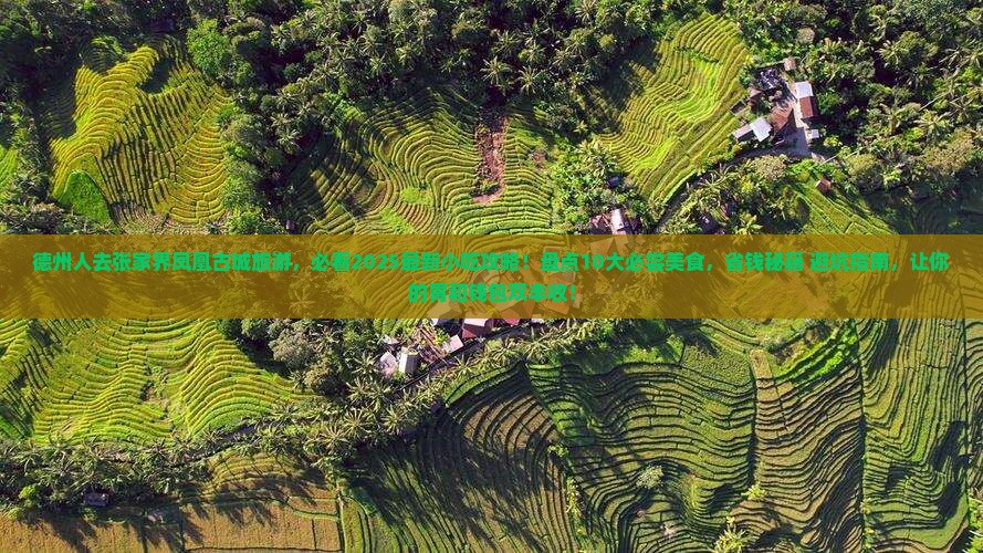 德州去张家界凤凰古城旅游小吃