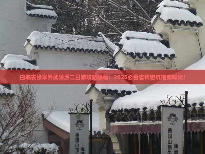 白城去张家界武陵源二日游