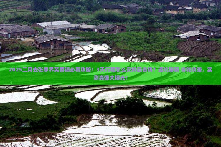二月去张家界芙蓉镇景点