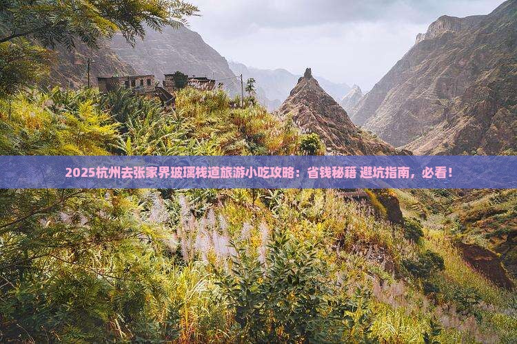 杭州去张家界玻璃栈道旅游小吃