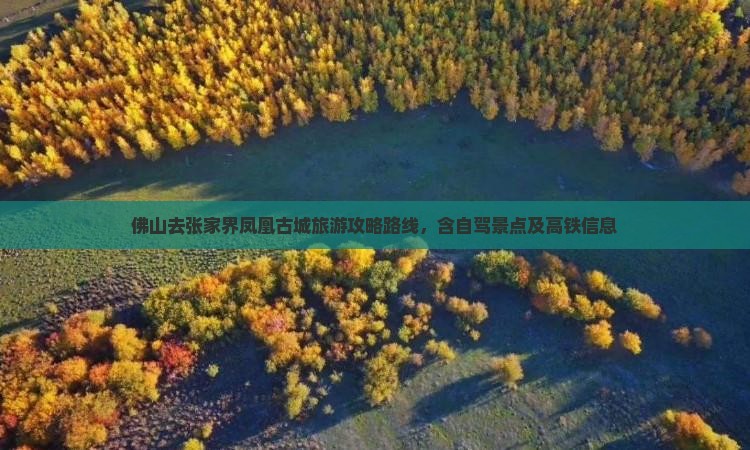 佛山去张家界凤凰古城旅游