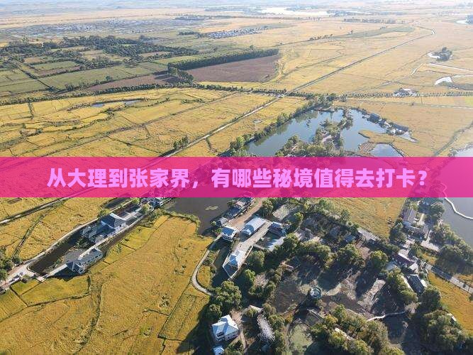 大理去张家界哪里玩