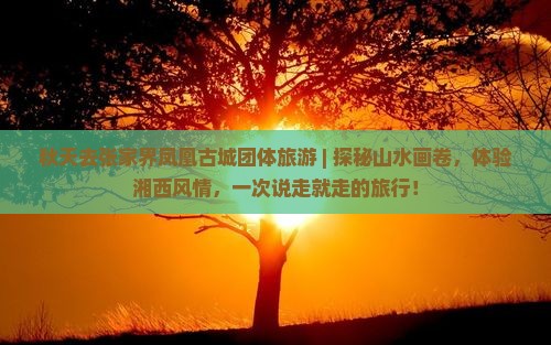 秋天去张家界凤凰古城团体旅游