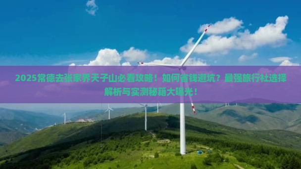 常德去张家界天子山旅行社