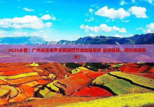 广州去张家界芙蓉镇四日游