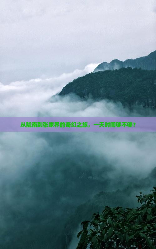 陇南到张家界森林公园一日 陇南到张家界森林公园一日