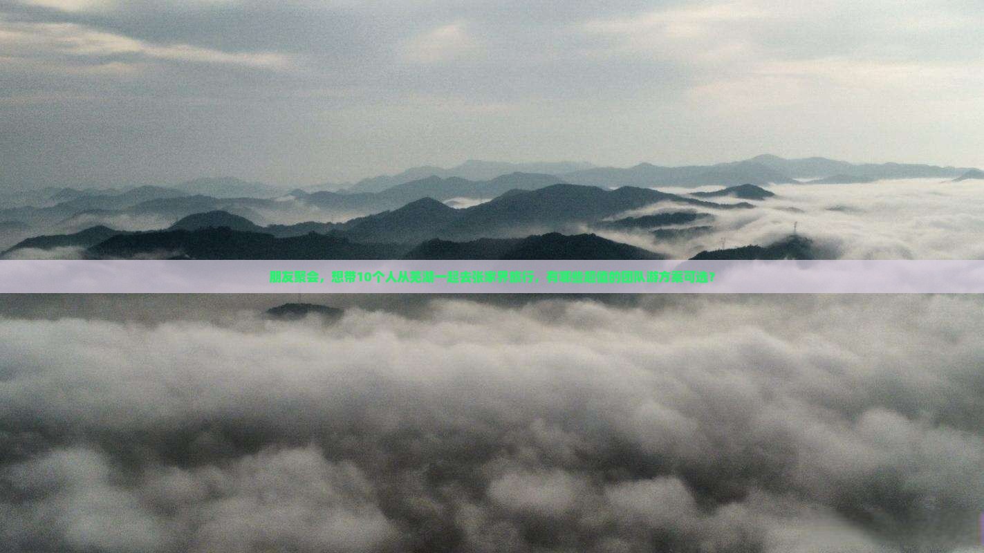 芜湖去张家界团体旅游