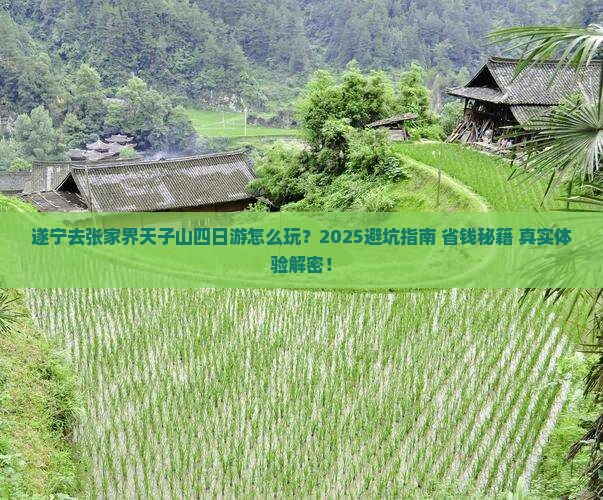 遂宁去张家界天子山四日游