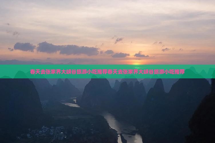 春天去张家界大峡谷旅游小吃