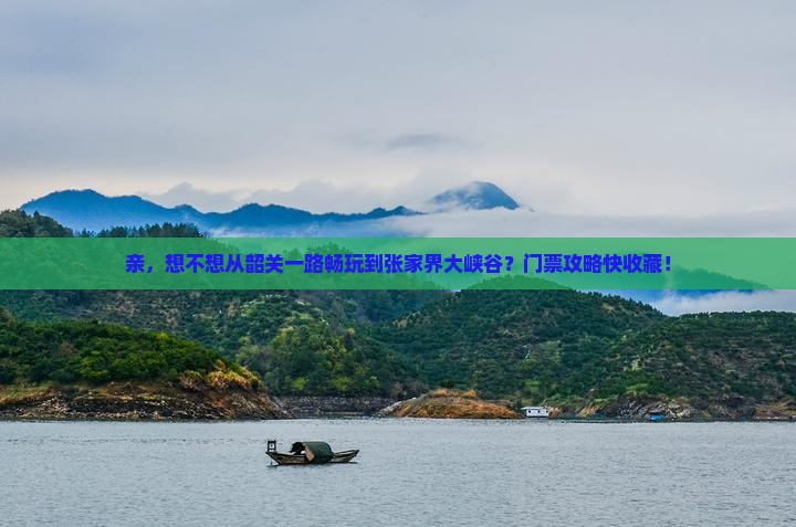 韶关到张家界大峡谷门票