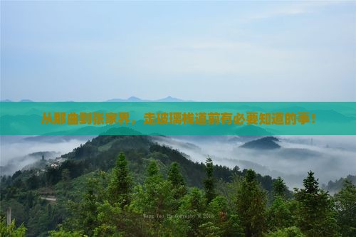 那曲到张家界玻璃栈道攻略